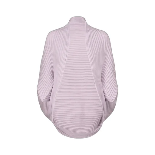 Plissé-Effect Cardigan