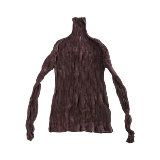 Chiffon Twist Pleated Top