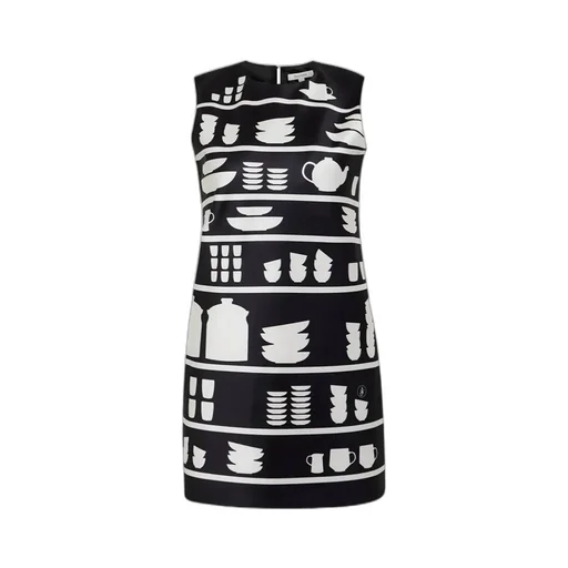 Pottery Print Mini Dress
