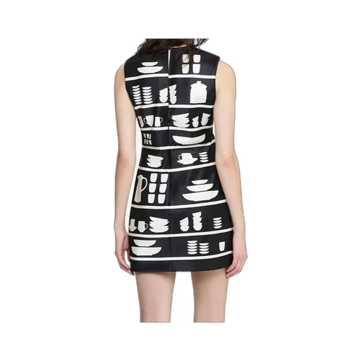 Pottery Print Mini Dress