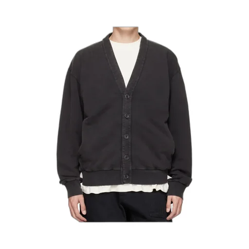 Buttoned V-Neck Cardigan