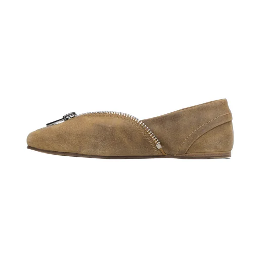 Biker Ballet Flats