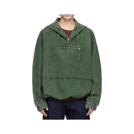 Drawstring Hooded Jacket