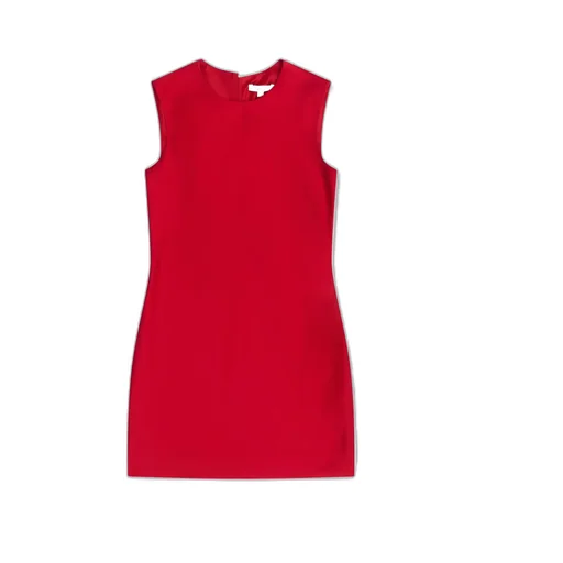 Sleeveless Satin Mini Dress