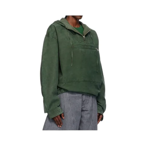 Cotton Twill Pullover Jacket