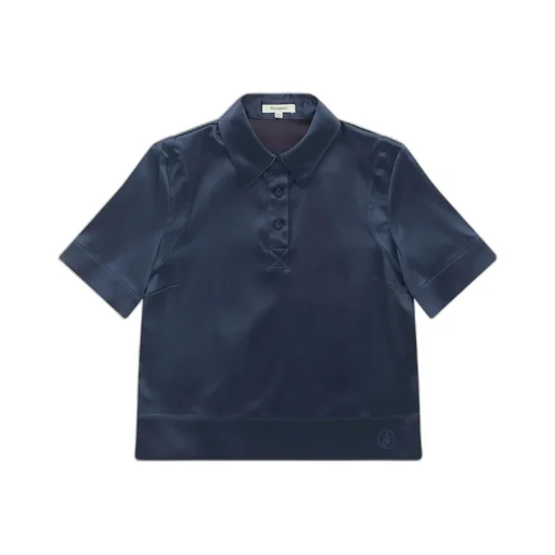 Satin Polo Shirt