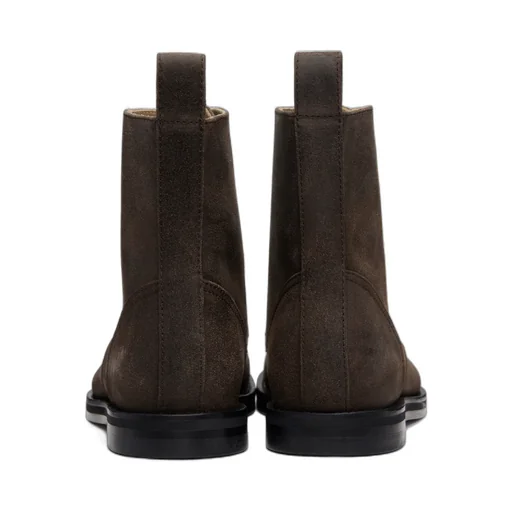 Loafer Lace-Up Ankle Boots