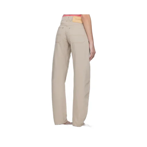 Twisted Slim Leg Denim Jeans