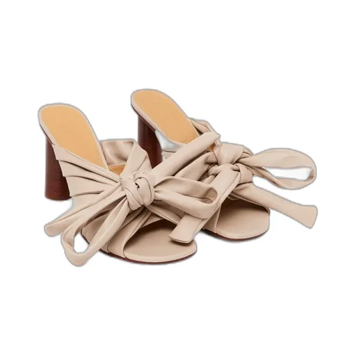 Chunky High Heel Sandals