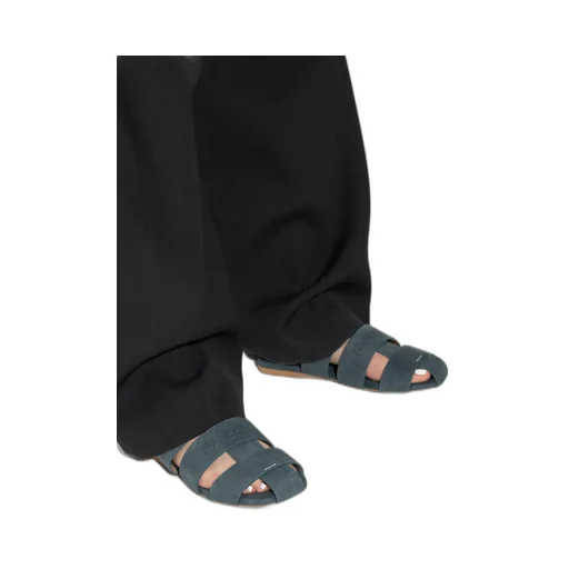 Round Toe Flat Sandals