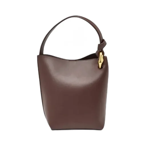 Logo Embossed Bucket Bag