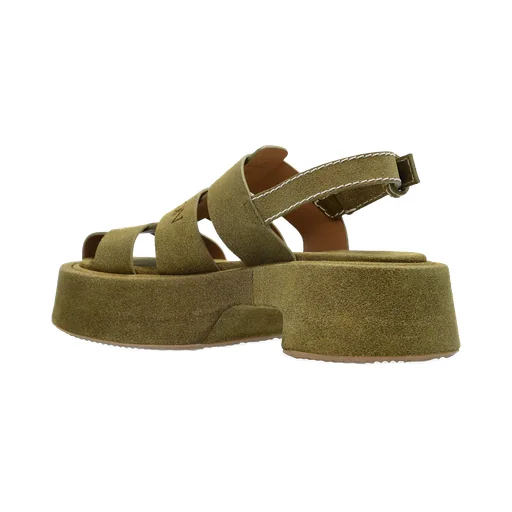 Round Toe Flat Sandals