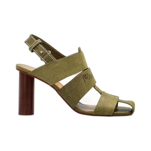 Round Toe High Heel Sandals