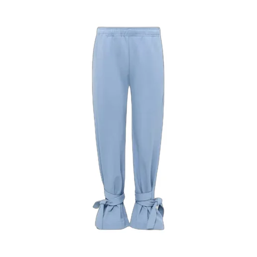 Tie-Fastening Cotton Trousers