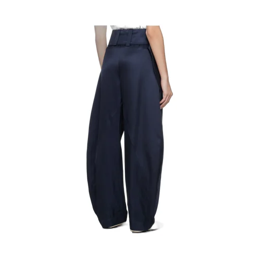 Pleated D-Ring Trousers