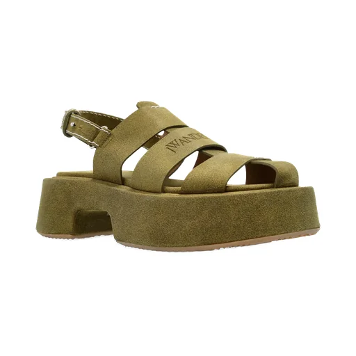 Round Toe Flat Sandals