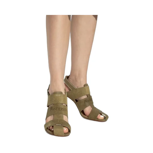 Round Toe High Heel Sandals
