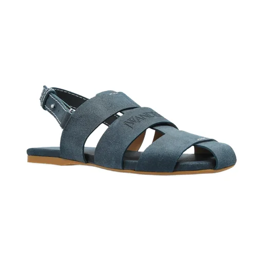 Round Toe Flat Sandals