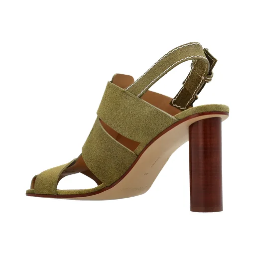 Round Toe High Heel Sandals