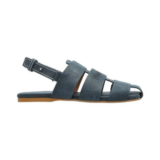 Round Toe Flat Sandals
