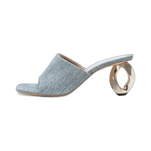 Round Toe High Heel Sandals