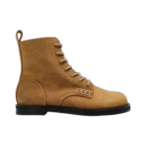 Lace-Up Ankle Boots