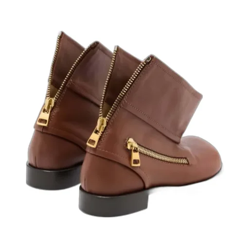 Biker Boot - Leather Ankle Boot