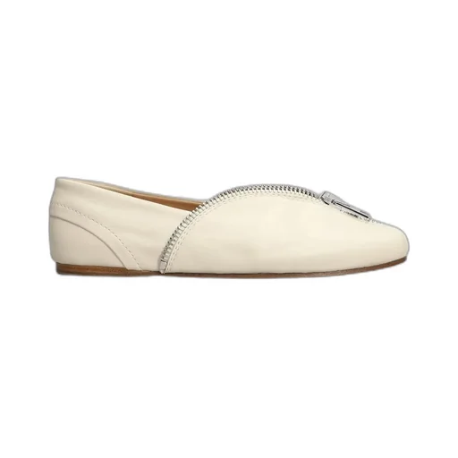 Zipper Ballet Flats