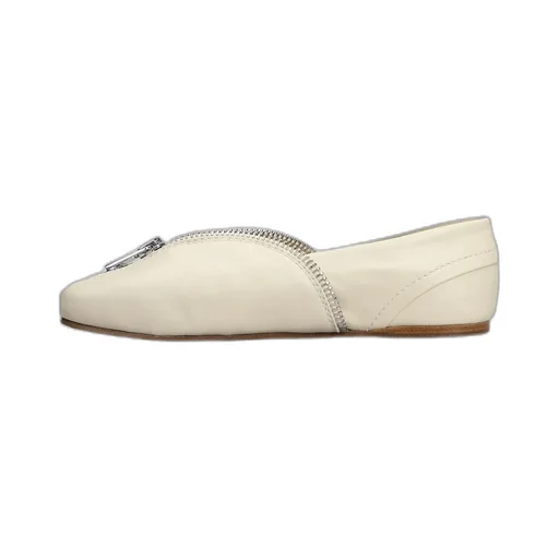 Zipper Ballet Flats