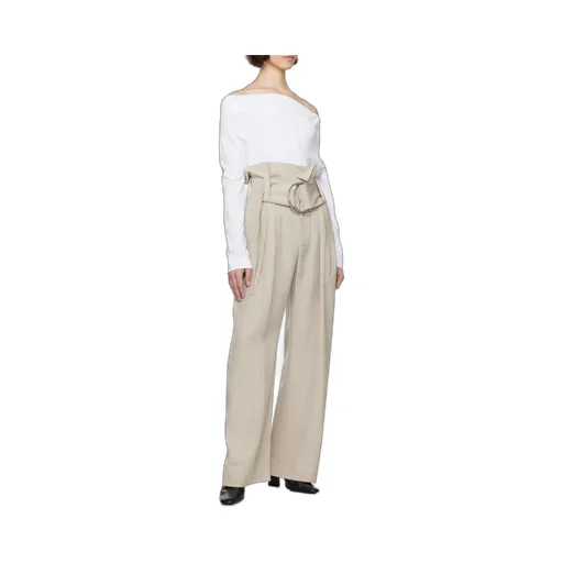 Gathered Waist D-Ring Trousers