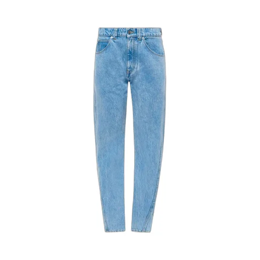 Twisted Slim Leg Denim Jeans