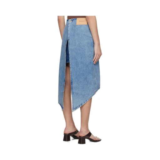 Rear Slit Midi Skirt