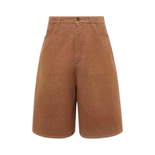 Aged Denim Shorts