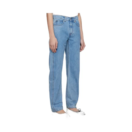 Twisted Slim Leg Denim Jeans