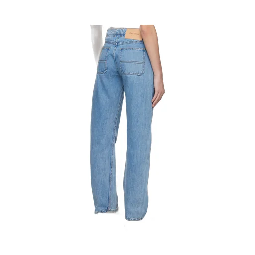 Twisted Slim Leg Denim Jeans