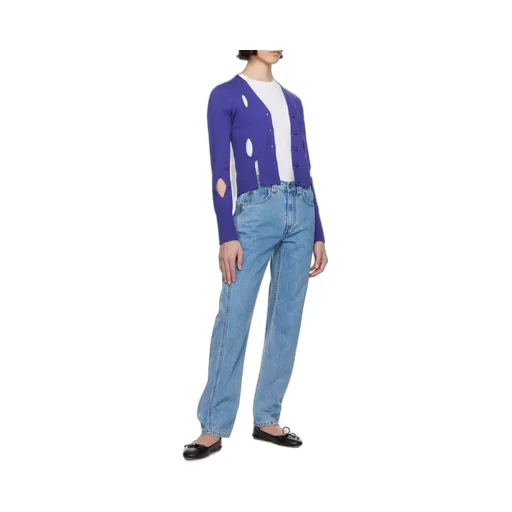 Twisted Slim Leg Denim Jeans