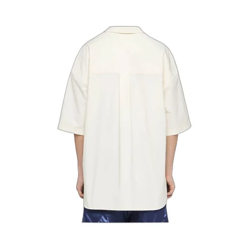 Quilted-Pocket Short-Sleeved Polo Shirt