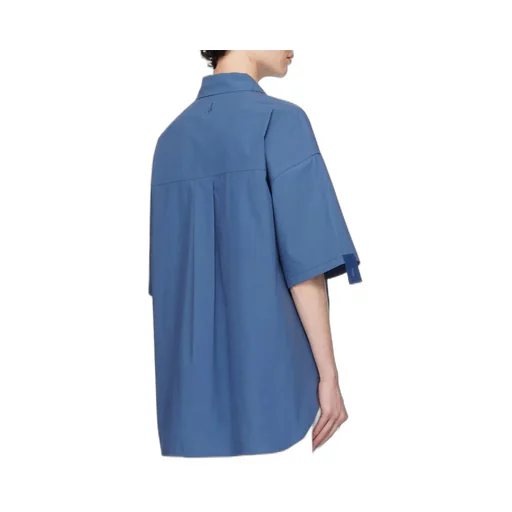 Quilted-Pocket Short-Sleeved Polo Shirt