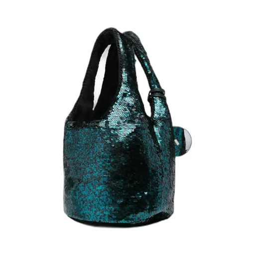 Sequin Embellished Small Tote Bag