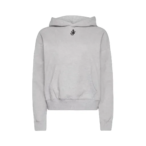 Anchor Logo Cropped Hoodie
