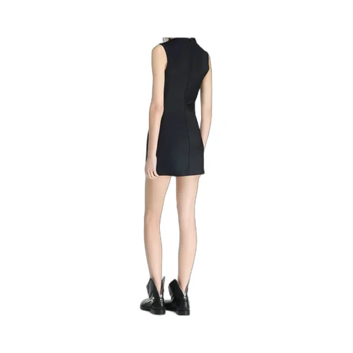 Denim-Twill Mini Dress