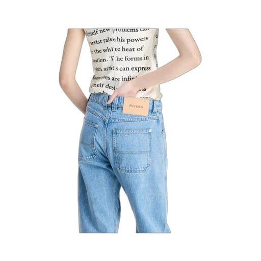Twisted Slim Leg Denim Jeans