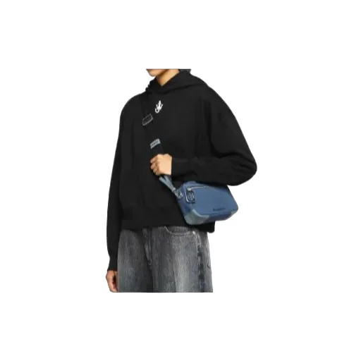 Anchor Logo Cropped Hoodie