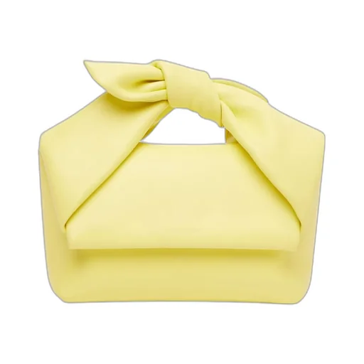 Midium Bow Twister Top Handle Bag