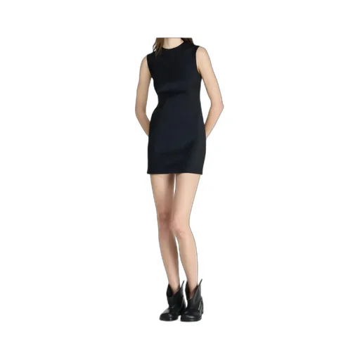 Denim-Twill Mini Dress