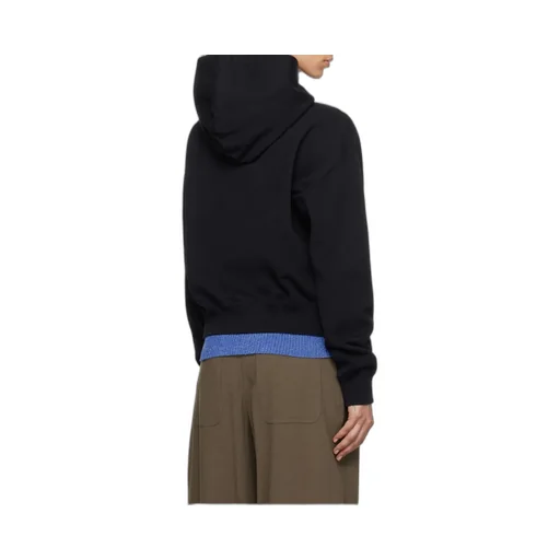 Anchor Logo Cropped Hoodie
