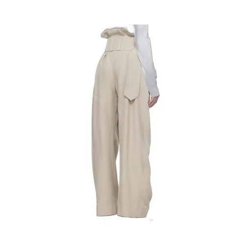 Gathered Waist D-Ring Trousers