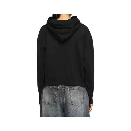 Anchor Logo Cropped Hoodie