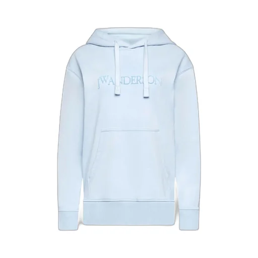 Logo Embroidered Drawstring Hoodie