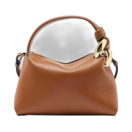 Corner Zip-Up Small Tote Bag